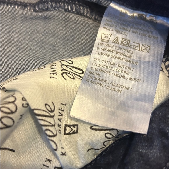 Belle by Kim Gravel Dark Blue Straight Leg Jeans - Picture 5 of 7